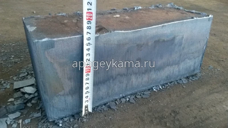 Газокислородна резка конструкционной стали толщиной от 180 мм GR 132